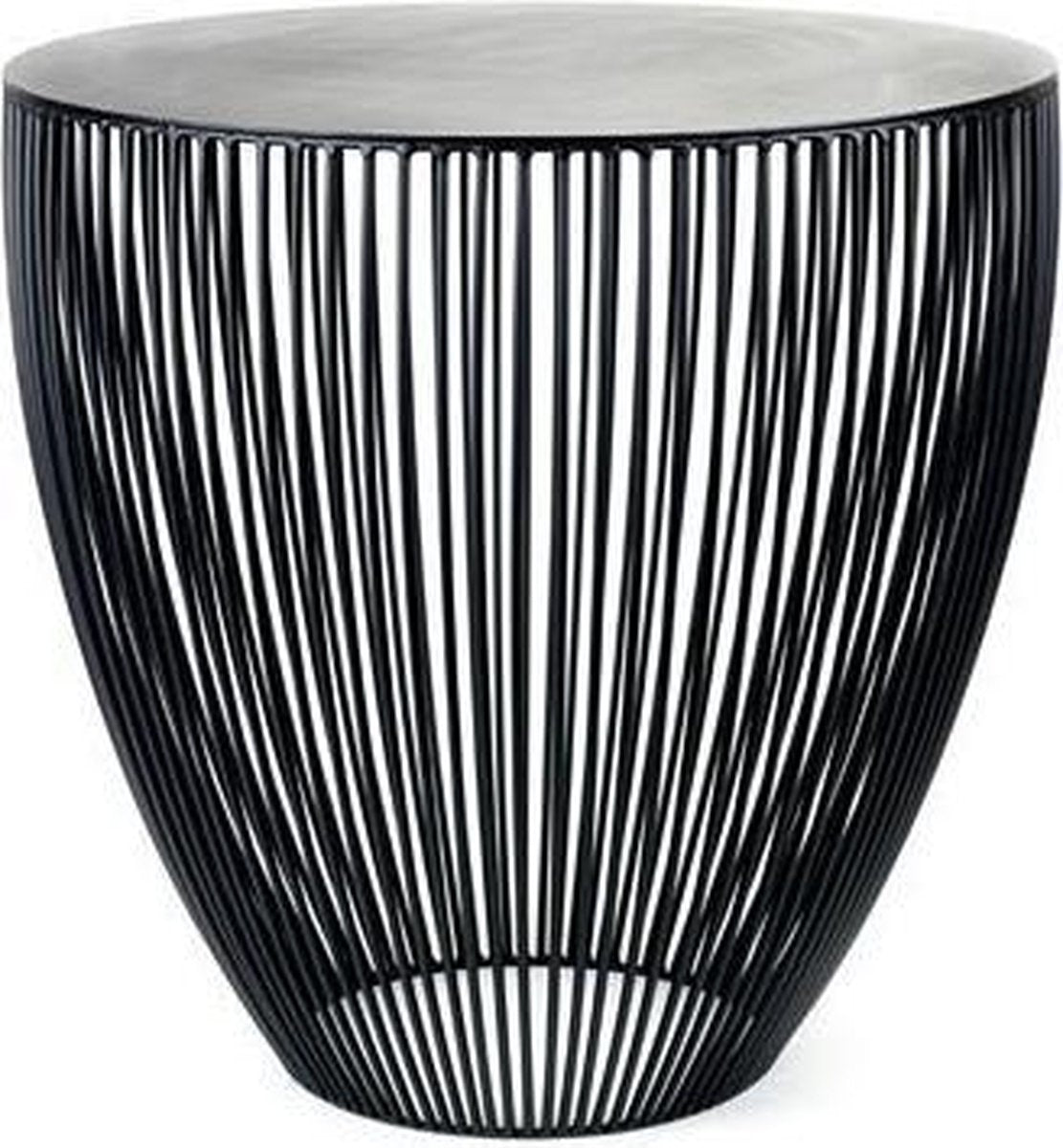 Serax - antonino sciortino metal sculptures - bijzettafel l - zwart - 50 ø