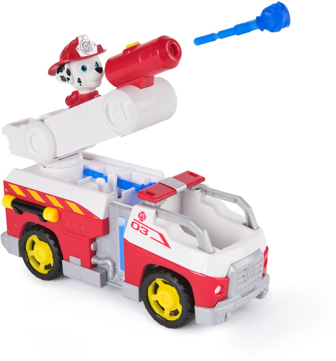 PAW Patrol - brandweerredding - marshall's brandweerwagen - speelgoedauto met speelfiguur