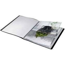 Leitz recycle showalbum a4 co2 neutraal zwart 90% gerecycled plastic 40 hoezen