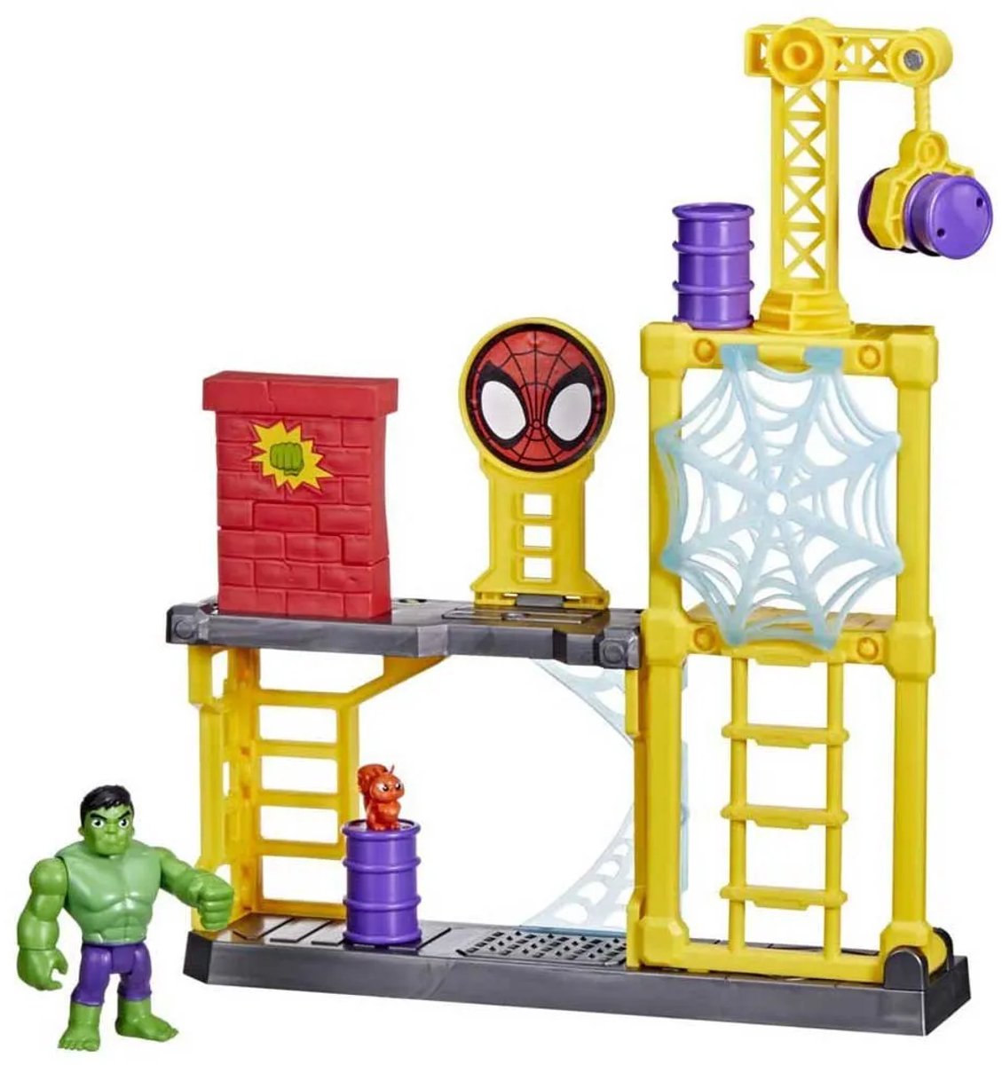 Spidey And His Amazing Friends Marvel hulk's playset - speelfiguur