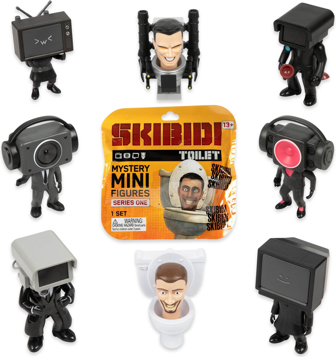 Skibidi Toilet | mini figuren 6.25 cm