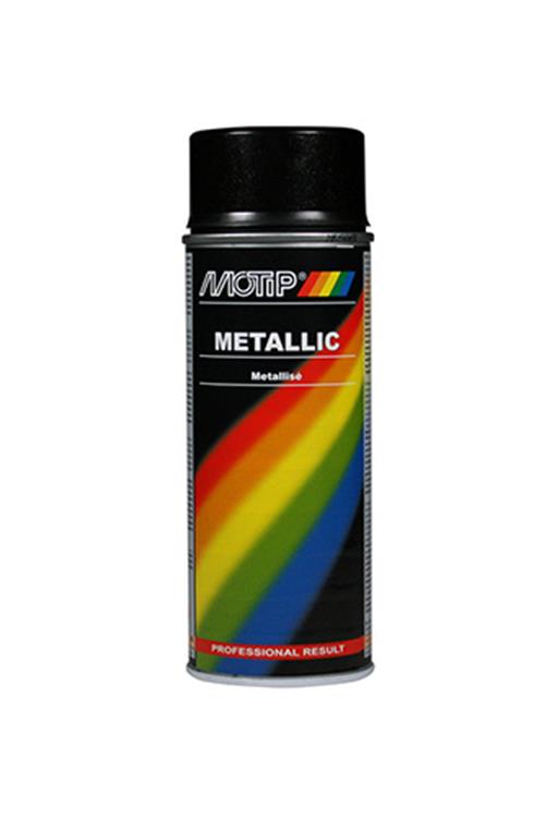 Motip Spuitbus 400ml metallic-zwart
