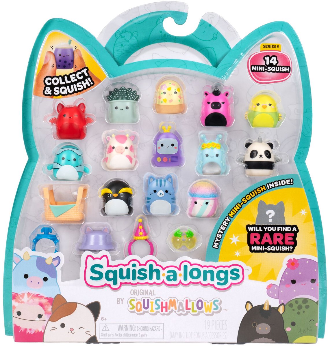 Jazwares Squish-a-longs - 14 pack (style 1)