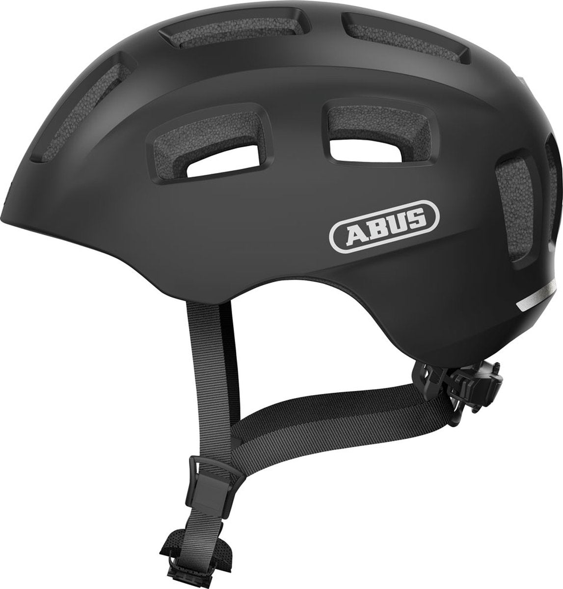 ABUS Fietshelm youn-i 2.0 velvet black m - 52-57 cm - zwart - geschikt voor gebruik op elektrische fietsen - stadsfietsen - 260 g