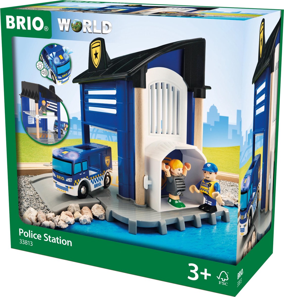 BRIO politie station - 33813 - treinbaanonderdeel