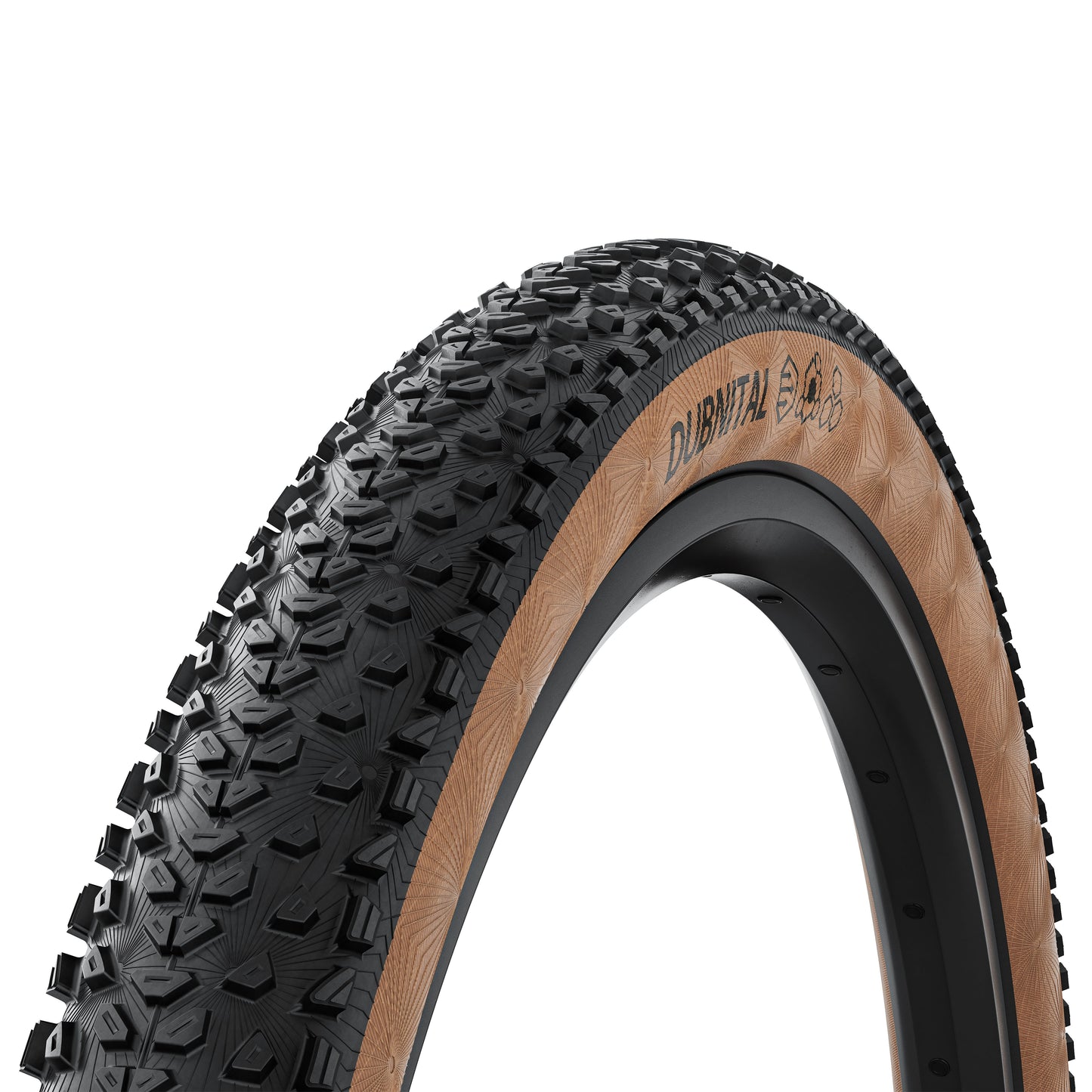 Continental Buitenband Dubnital 29x2.40 60-622 Race Rapid Vouw TR Zwart Transparant - 115050