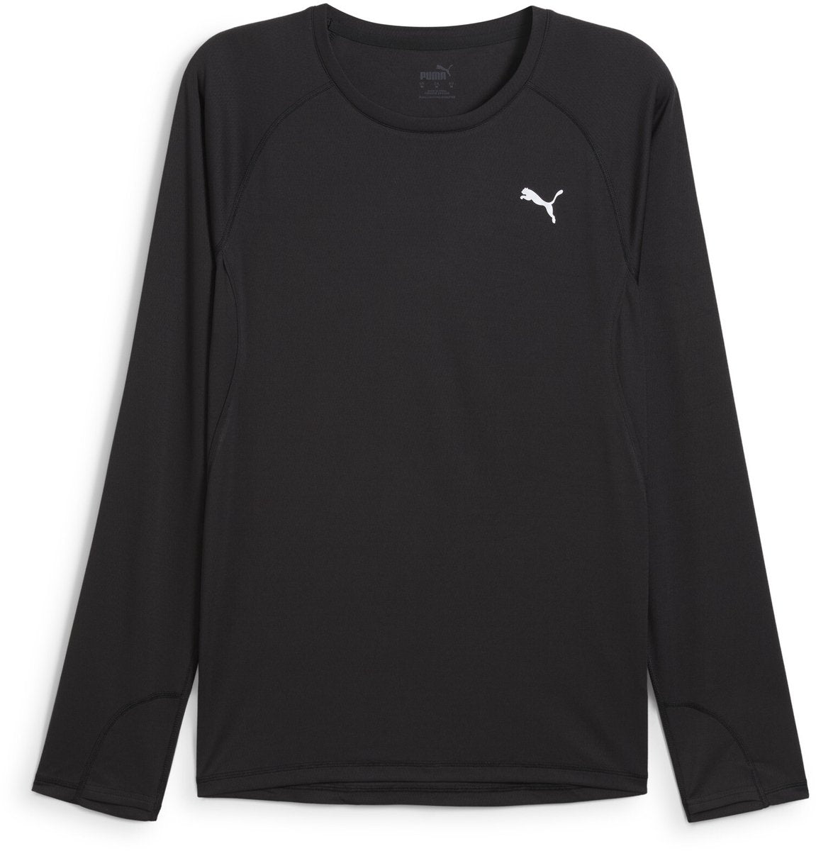 PUMA m run velocity long sleeve (poly) heren sporttop - black