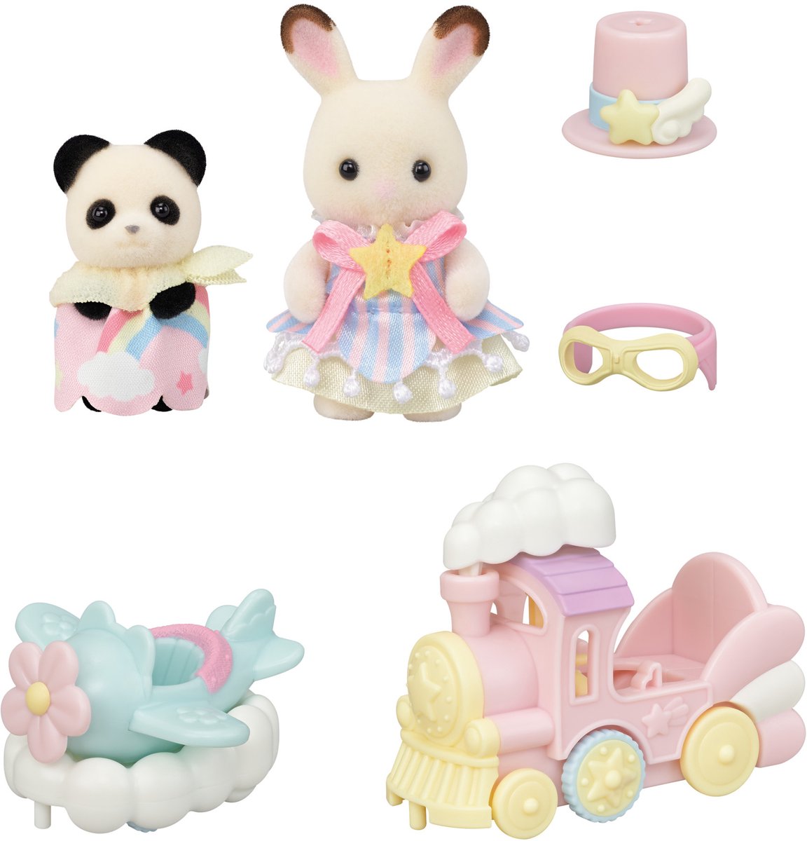 Sylvanian Families 5819 pretpark speelset- vliegtuig trein