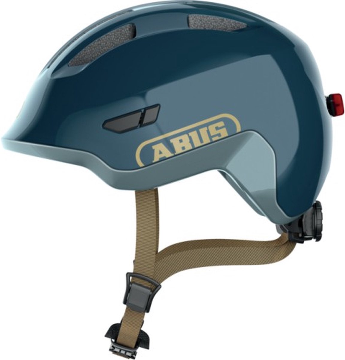 ABUS Fietshelm smiley 3.0 ace led royal blue m - 50-55 cm - blauw - geschikt voor gebruik op kinderfietsen - 250 g