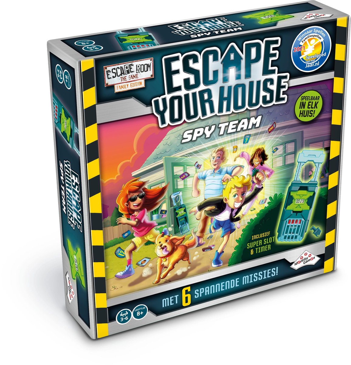 Identity Games Escape your house - familiespel - van de makers van escape room the game
