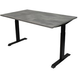 Bureau Euroseats Oxydegrijs, Zwart