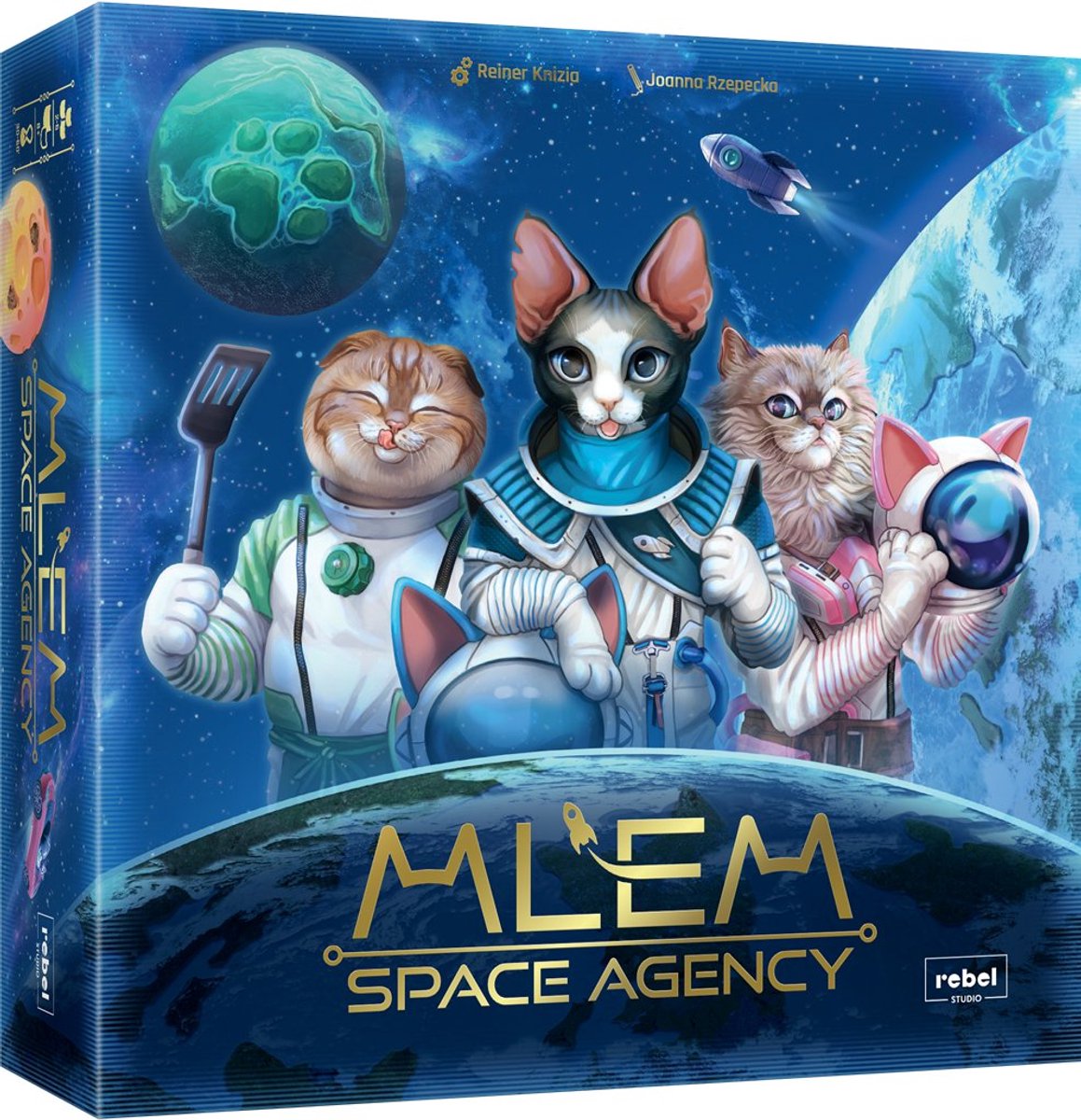 Rebel Studio - mlem space agency – nederlandstalig bordspel