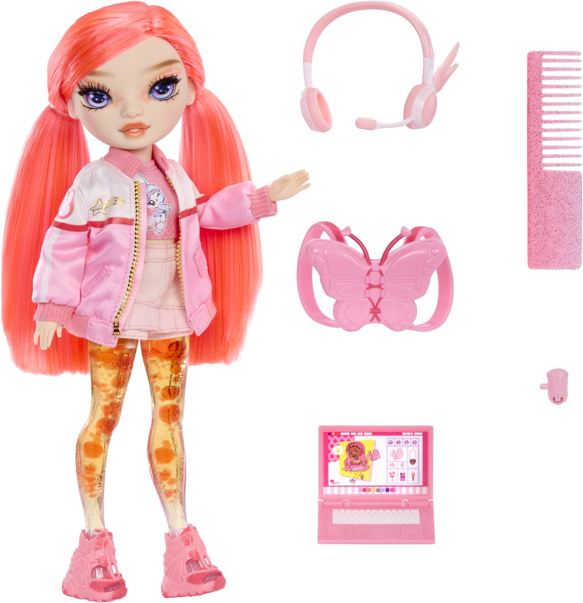 Rainbow High sparkle shine modepop - coral