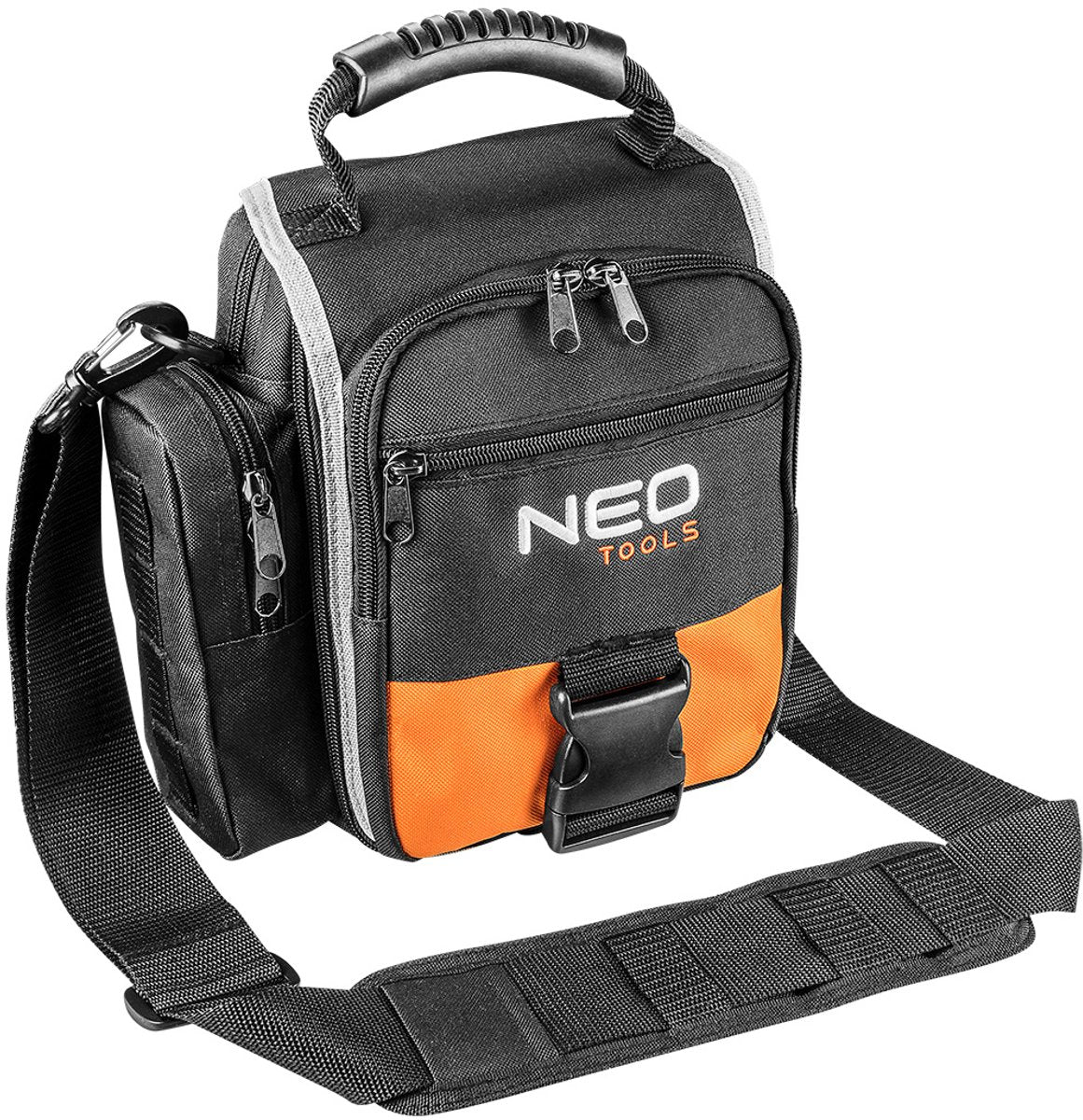 Grupa Topex neo - gereedschapstas - versterkte polyester - 4 binnen- en 4 buitenzakken - draaggordel