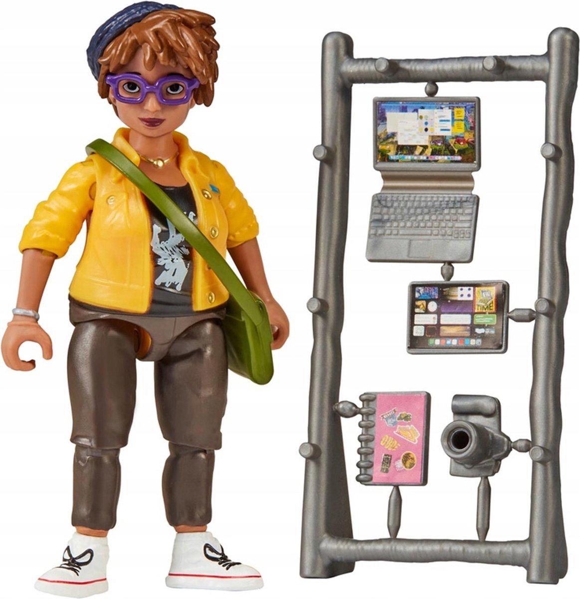 Teenage Mutant Ninja Turtles April o'neil beeldje met accessoires ninja turtles warriors