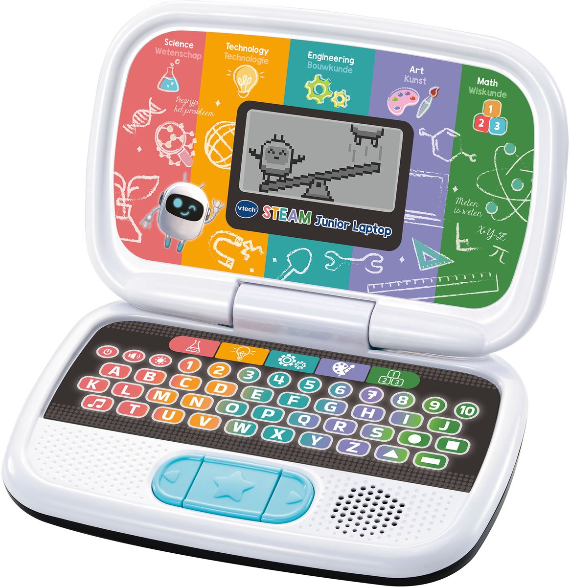 VTech steam junior laptop - 5 speelstanden - leercomputer