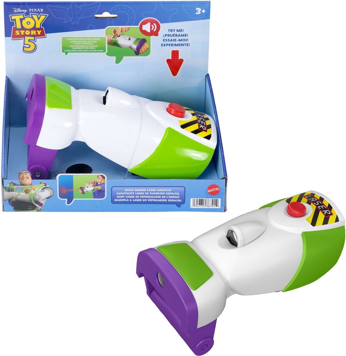 Mattel Disney en pixar toy story 5 command blaster roleplay figuur voor kinderen