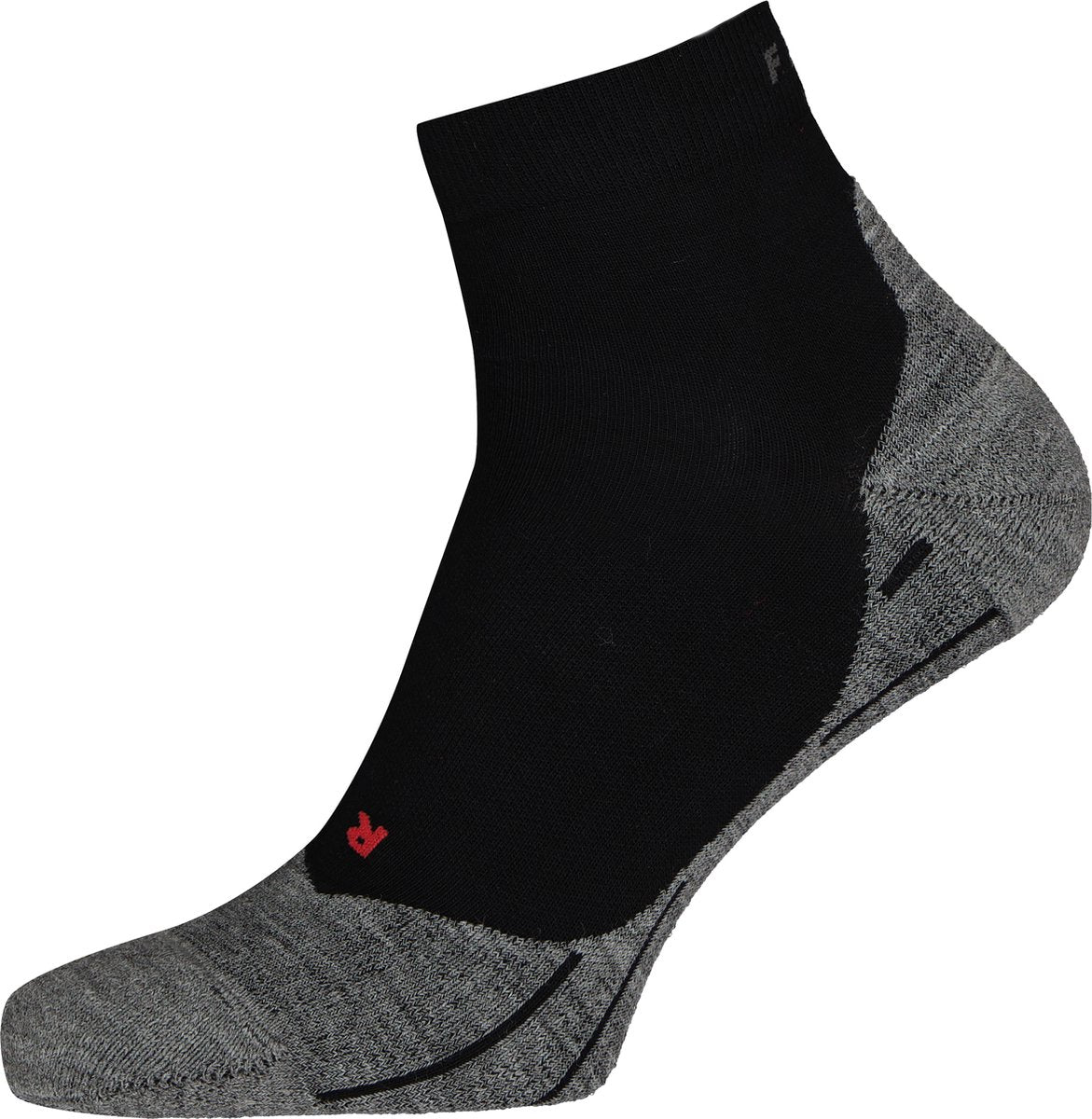 FALKE ru4 short anti-blaar katoen functioneel materiaal hardloopsokken dames zwart - maat 35-36