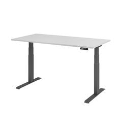 Bach Zit-sta-bureau hammerer vxdkb16 5 g grijs 1600 x 800 mm