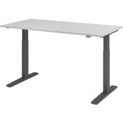 Bach Zit-sta-bureau hammerer vxmka16 5 g grijs 1600 x 800 mm