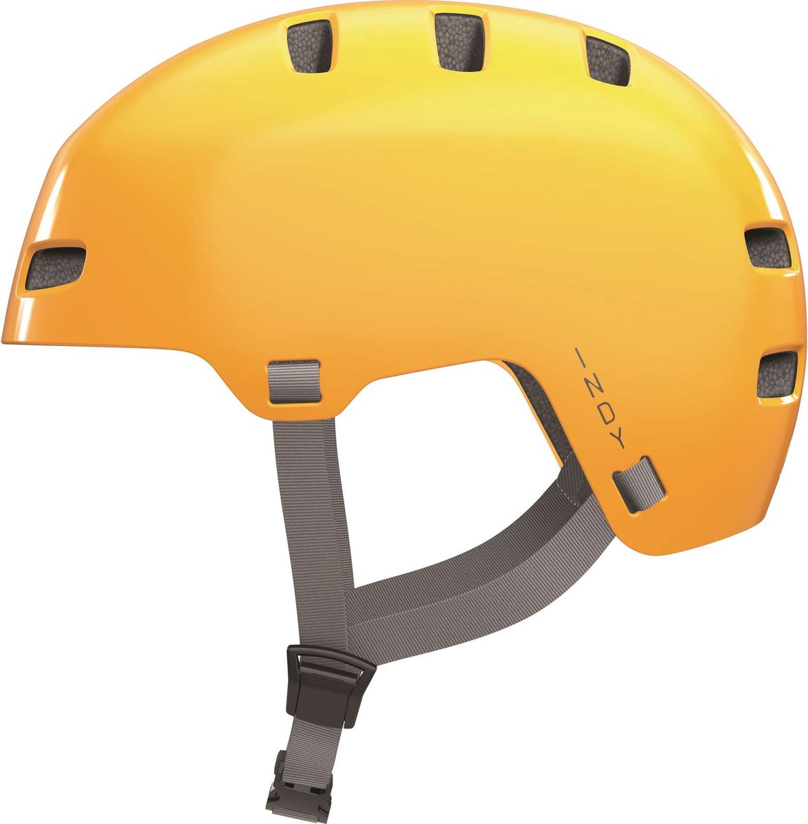 ABUS Fietshelm indy mustard yellow m - 54-58 cm - geel - geschikt voor gebruik op elektrische fietsen - stadsfietsen - 390 g
