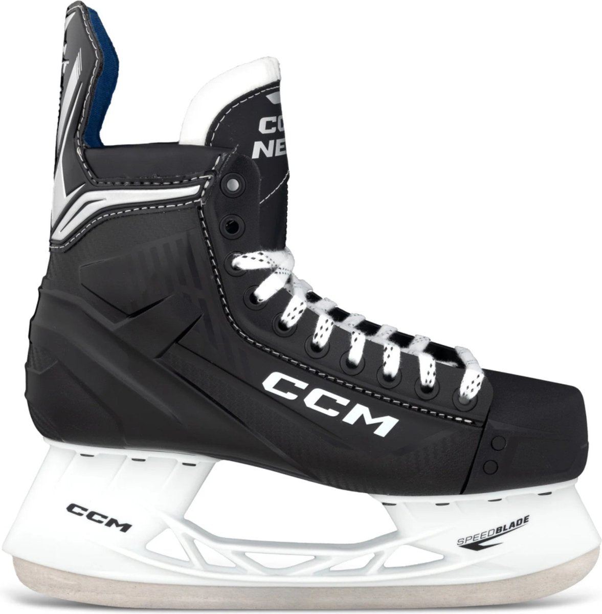 CCM – next – ijshockeyschaatsen – schaatsen kinderen – zwart – comfortabel stabiel recreatief gebruik – regular fit – maat eu 40.5