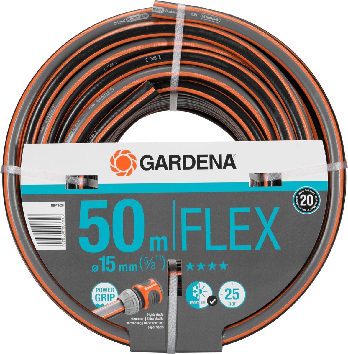 GARDENA comfort flex tuinslang - 15 mm (5 8 ) - 50 m