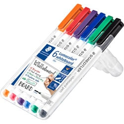 STAEDTLER Marker 301 WP6 Kleurenassortiment