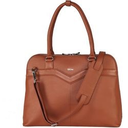 Laptoptas SOCHA SO-DIAMOND-COUTURE-CC Leer Cognac