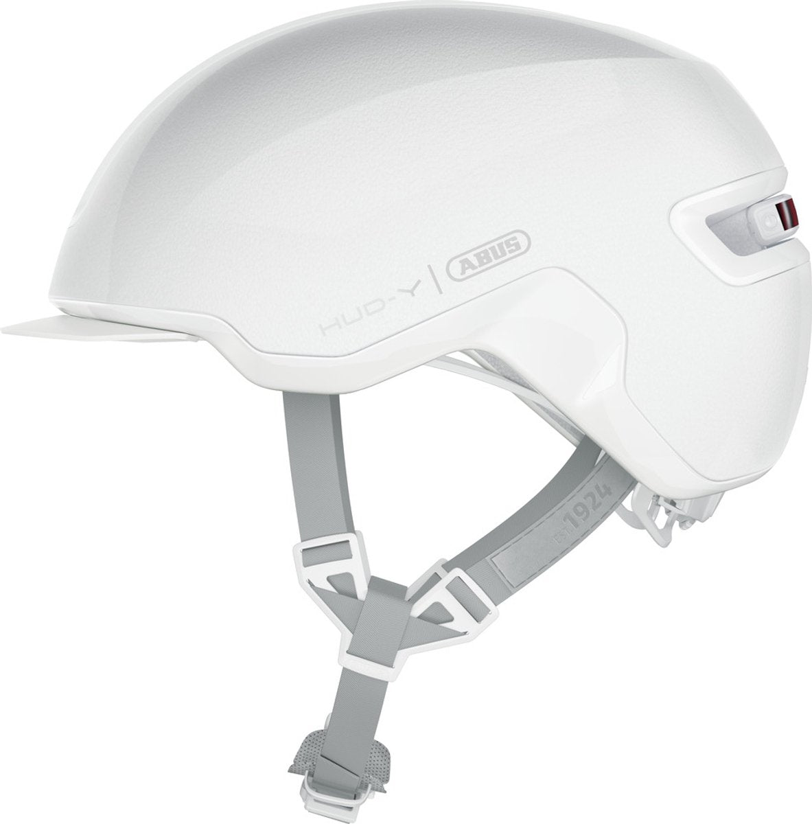 ABUS Fietshelm hud-y puristic m - 54-58 cm - - geschikt voor gebruik op elektrische fietsen - stadsfietsen - 300 g