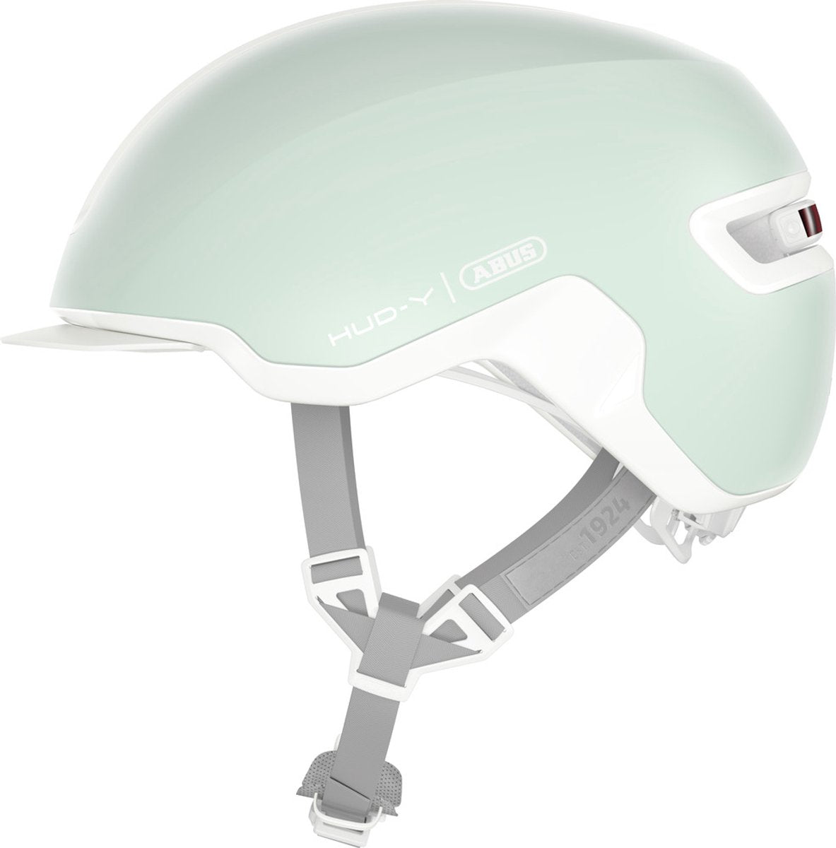 ABUS Fietshelm hud-y pure mint m - 54-58 cm - lichtgroen - geschikt voor gebruik op elektrische fietsen - stadsfietsen - 300 g