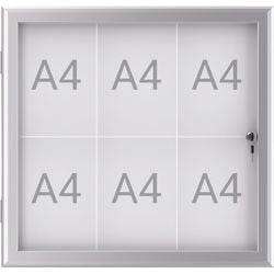 Vitrine MAUL 6653608 MAULexcite Zilver