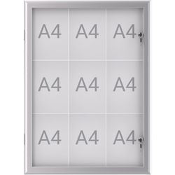 Vitrine MAUL 6653908 MAULexcite Zilver