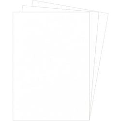 Pack 100 Binding Cover White 5370104 Fellowes Leatherboard A4