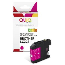 Inktcartridge OWA LC223 Rood