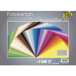 Gekleurd papier Folia 6125 50 99 Fotokarton Kleurenassortiment