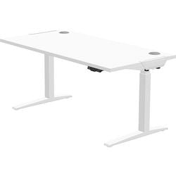 Zit-sta-bureau Fellowes 9787201 Staal, MFC Wit