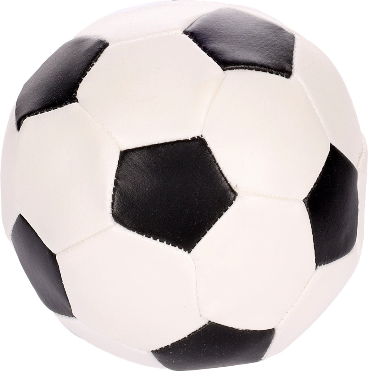 Flamingo voetbal groot - hondenspeelgoed - 10 cm - wit