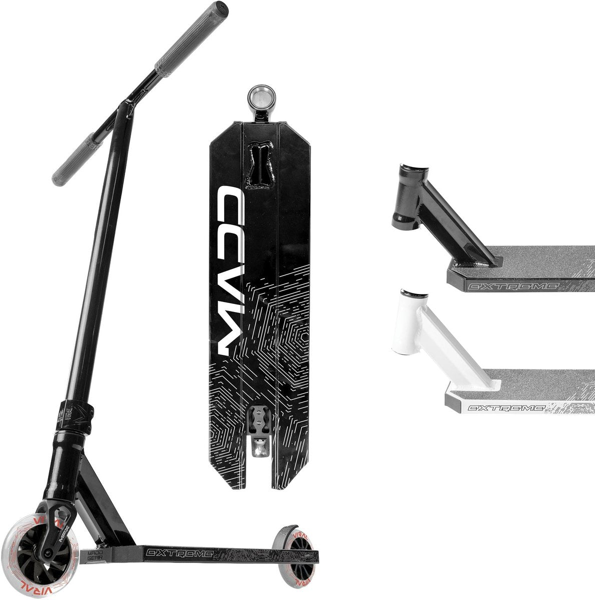 Madd Gear Stuntstep - viral extreme yinyang - stuurhoogte 89cm - vanaf 10 jaar - 110mm wielen