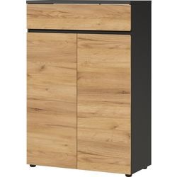 Kast GERMANIA 426-549 GW-Lissabon 1200 x 800 x 400 mm Grafiet, Navarra-eiken