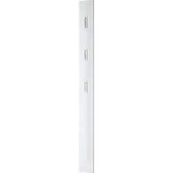 Wandkapstok GERMANIA 3255-84 1700 x 150 x 40 mm Wit