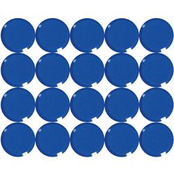 Whiteboard-magneten MAUL 6176135 Blauw Pak van 20