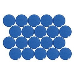 Whiteboard-magneten MAUL 6177135 Blauw Pak van 20