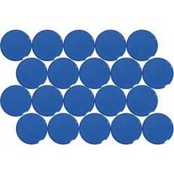 Whiteboard-magneten MAUL 6178135 Blauw Pak van 20