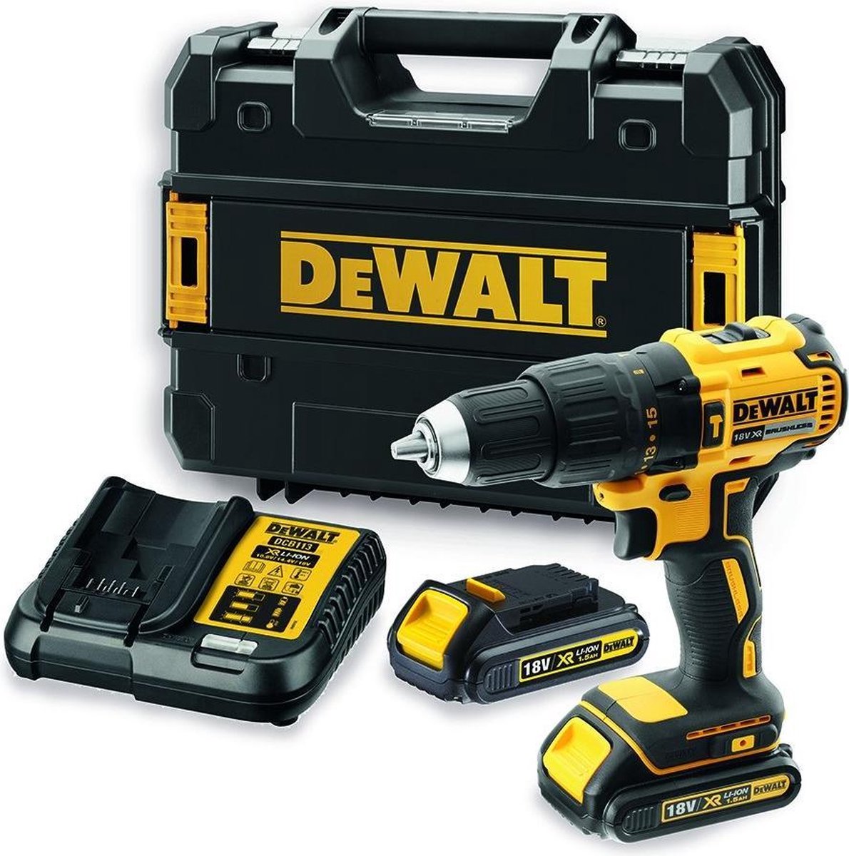 DeWalt dcd777s2t - accu schroefboormachine - 18v 1.5ah xr in t-stak