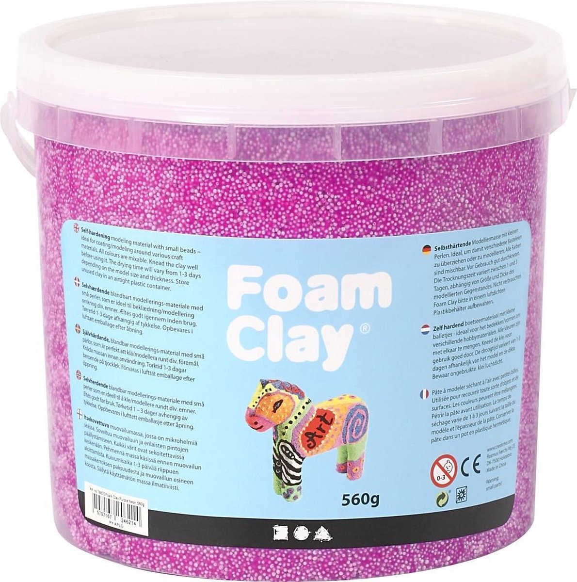Foam Clay ®, 560 gr, neon paars