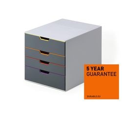 Durable Ladekastje 760427 kunststof grijs