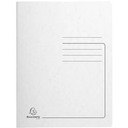 Map met veer Exacompta 240226E A4 Wit
