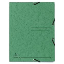 3-klepsmap Exacompta 55403E A4 Groen