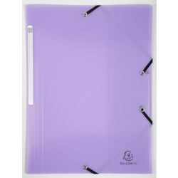 3-klepsmap Exacompta 55175E A4 Mauve